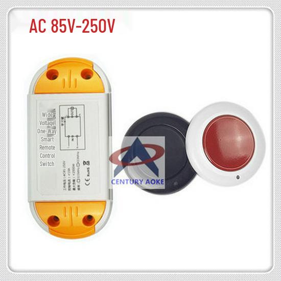 Wireless Remote Controller for Electric Doors & Windows, 220V/12V, Single-Channel Relay Wireless Remote Control Switch
