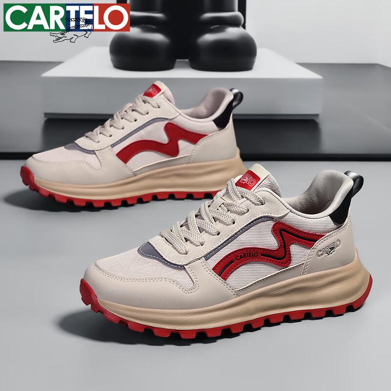 CARTELO Men s Breathable Casual Sports Shoes 42