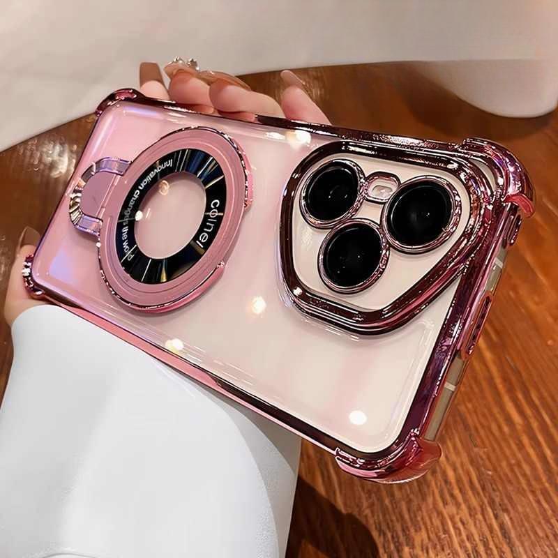 Für Honor 400Lite Hülle Transparent Stoßfest Magnetische Halterung Handyhülle Für Honor 400 Pro 300 200Lite 90 X8 X8C Silikonhülle