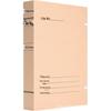 Pack of 10 Acid-Free Kraft Paper A4 Document Boxes - Thickened for Engineering and Construction Files