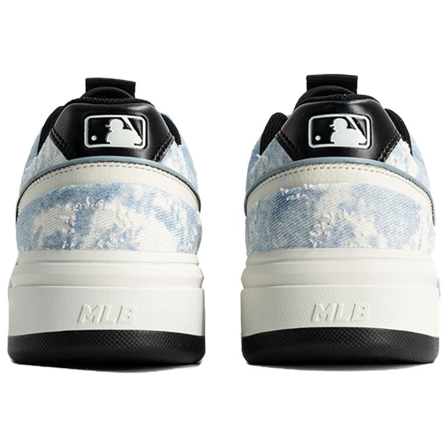 MLB Chunky Liner PU Wan Hua Nong, Blue Trace, Shopping Bag Abrasion Resistant Low top Skateboard Shoes Unisex 3ASXCA12N-50WHS(Team113-BOX)