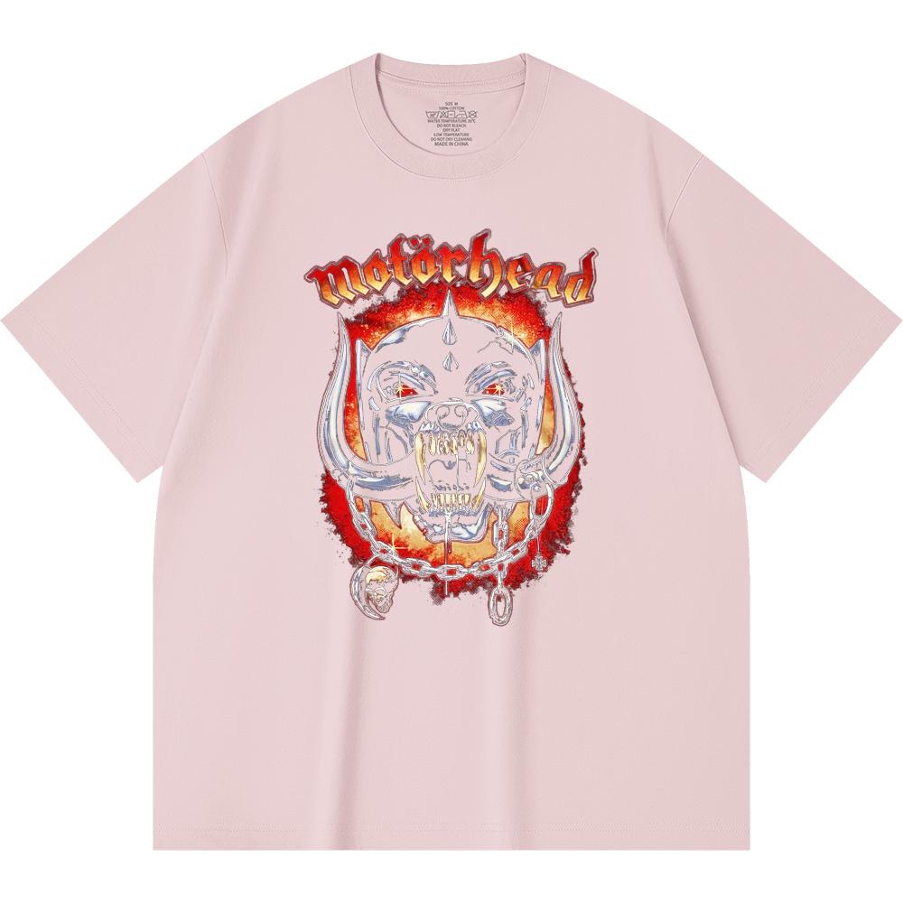 230 Gsm 100% Cotton Heavy Metal T-Shirt Rock Band Popular Music Print Unisex Heavy Cotton T Shirt