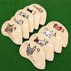 Embroidery Protector Case Golf Club Cover Head Cover Golf Iron Headcover Golf Headcovers