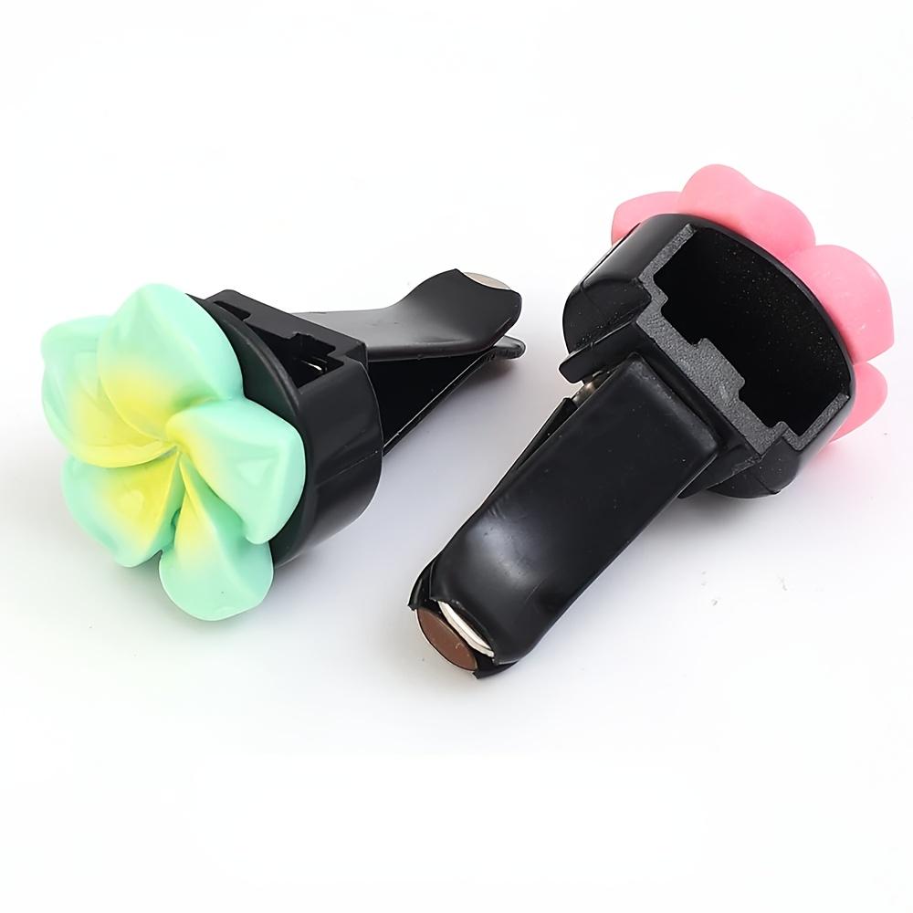 5pcs Car Air Conditioning Outlet Perfume Clip Flower Shape Ornament Air Vent Personalized Interior Decoration Accessories