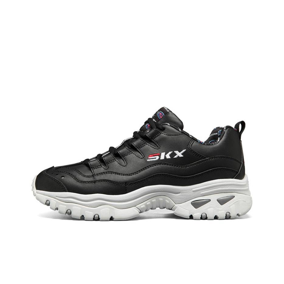 Skechers Energy Simple Comfortable Low-Top Casual Shoes Men sneakers Black Blue Red 237012-BKW