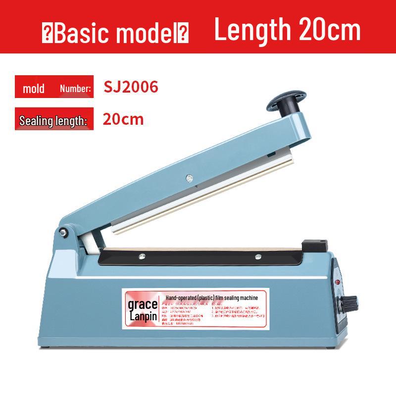 Compact Manual Heat Sealer for Mooncake, Tea, Kraft Paper, and Flat Plastic Bags