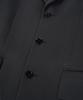 Birbante Twill 3-Button Setup Blazer Jacket - Charcoal
