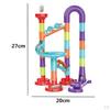 Track Toys Plastic Kids Maze Race DIY Bricks Assemble Kit Marbles Game Boys Girls Gifts
