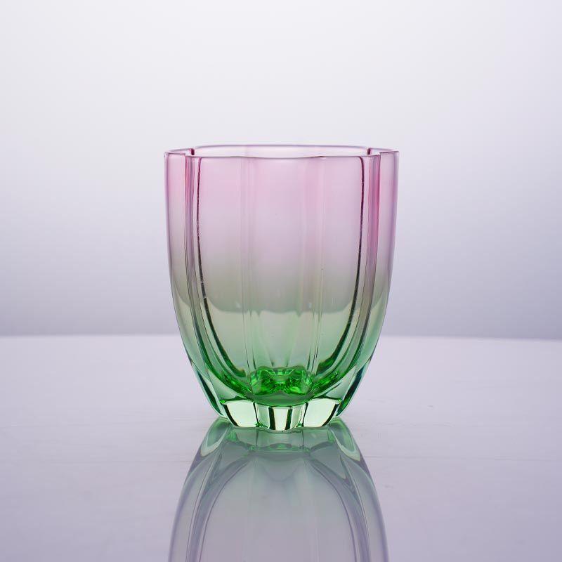 High-Stem Petal Red Wine Glass, Champagne Flute & Vintage White Wine Glass for Home & Souvenir Use