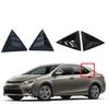 Fit For Toyota Corolla 2014 2015 2016 2017 2018 Car Rear Louver Window Side Shutter Cover Trim Sticker Vent Scoop Carbon Fiber