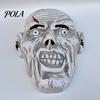 Realistic Zombie Mask Horror Halloween Mask, Full Face Breathable Eye & Nose Vents, Comfortable for Adults Adjustable Strap Adults, Scary Costume