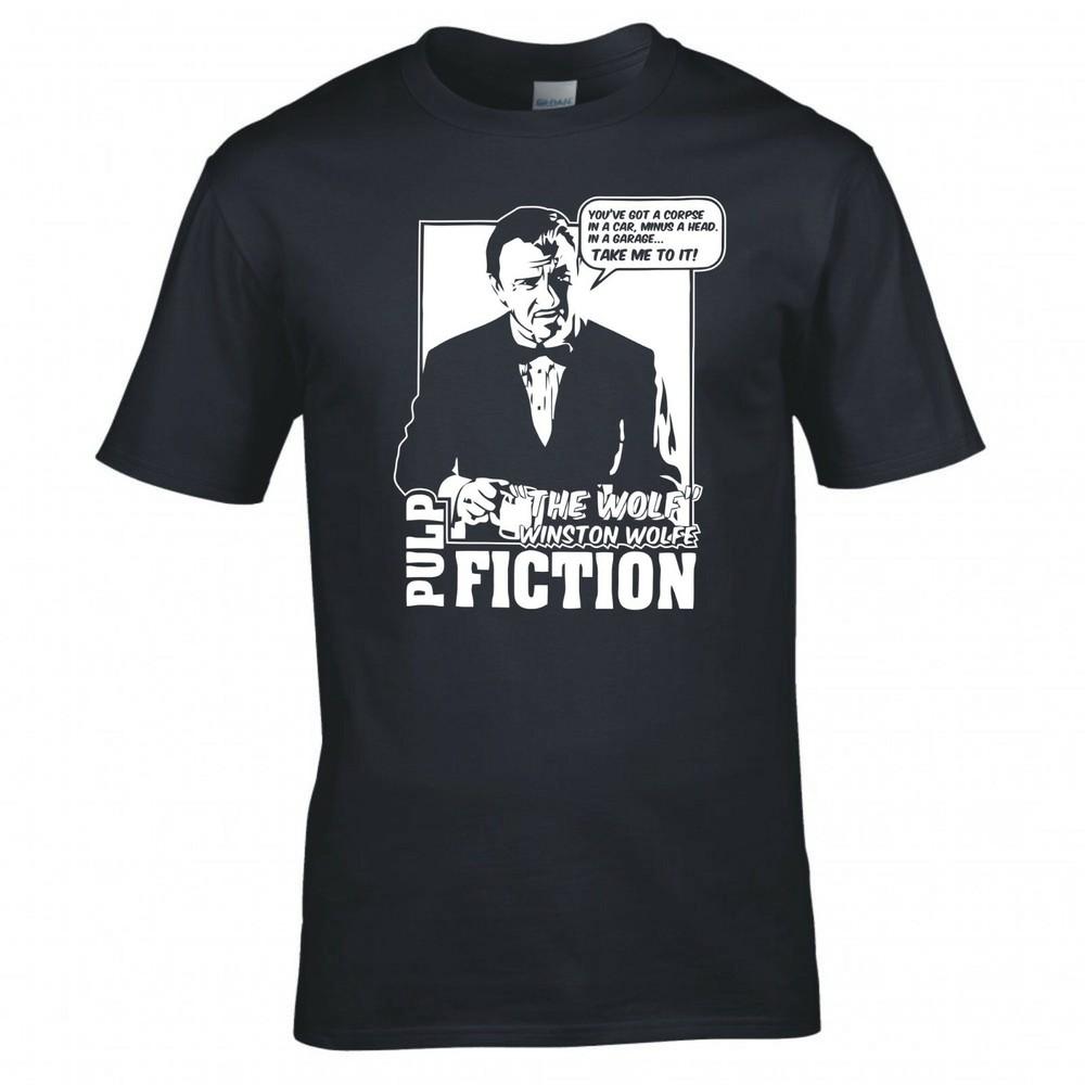 Inspiriert von Pulp Fiction Winston Wolfe Der Wolf T-Shirt