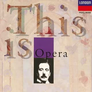 

CD VARIOUS - This is an opera POCL4056 Japan Classical Used