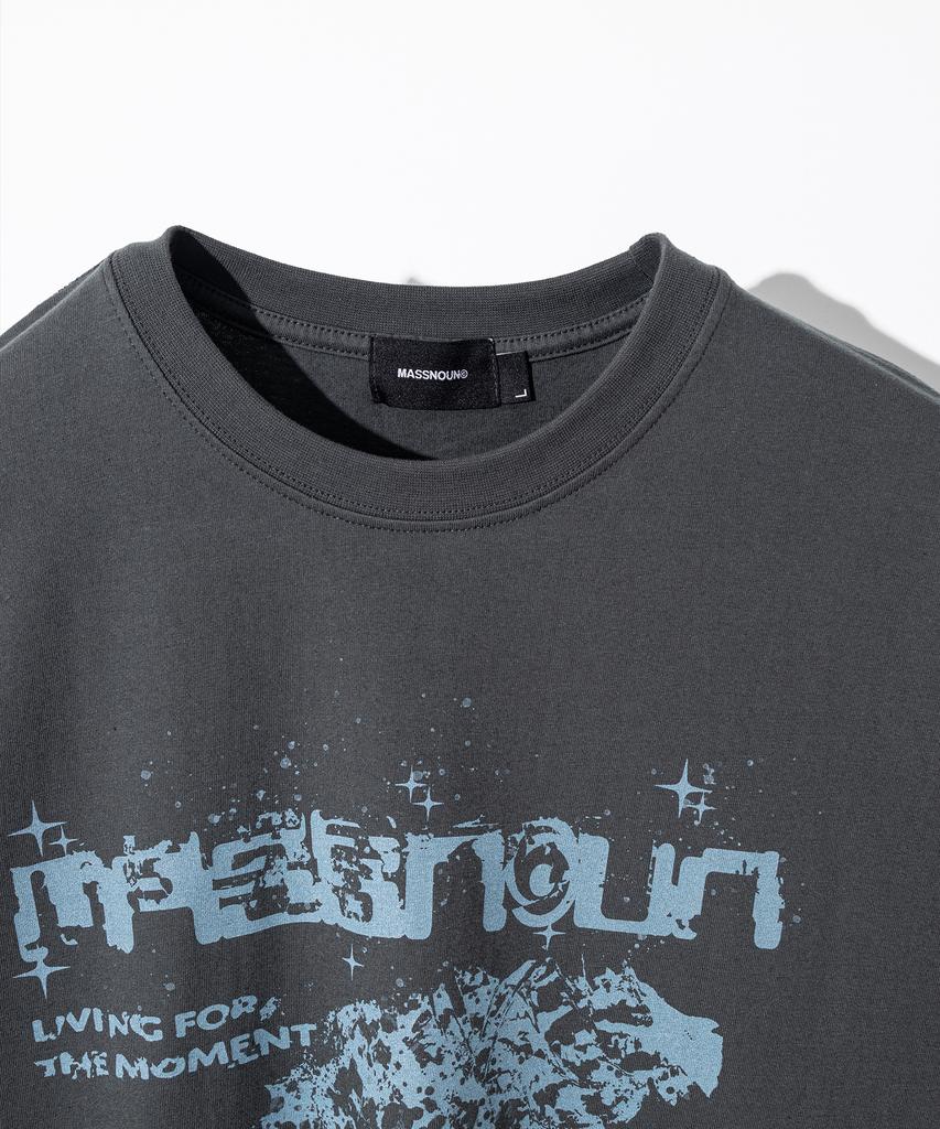 MASSNOUN Snake Real Oversized Short Sleeve T-Shirt Msfts004-Dg