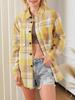 Plaid Long Sleeve Women's Shirt - 2025 European & American Fashion, Loose & Versatile Top