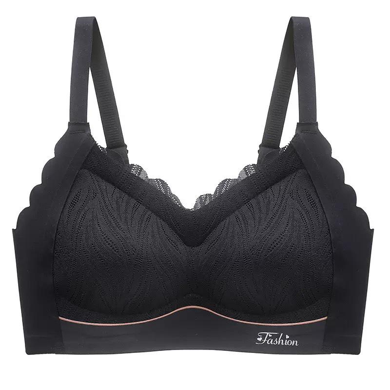 Women s Seamless Lace Push-Up Bra - Wire-Free, Adjustable, Comfortable Sleepwear