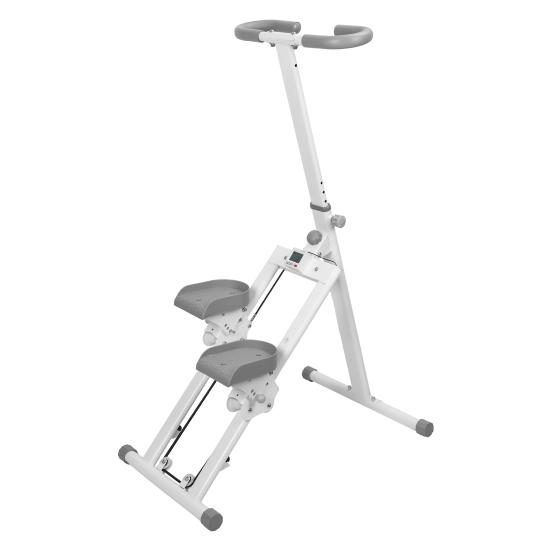 Stair Stepper pro domácnost, Vertikální lezecký stroj s nastavitelnými řídítky a pedály, Nosnost 265 liber