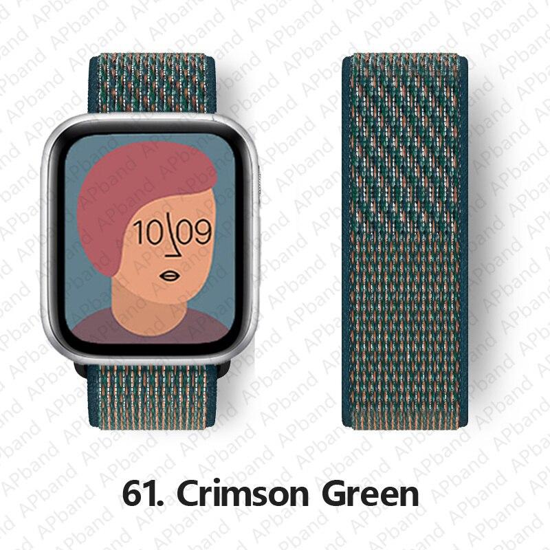 Nylon Band Voor Apple horlogeband 44mm 40mm 42mm 38mm 41mm 45mm 41 45 smartwatch polsband riem lus armband iWatch 3 4 5 se 6 7
