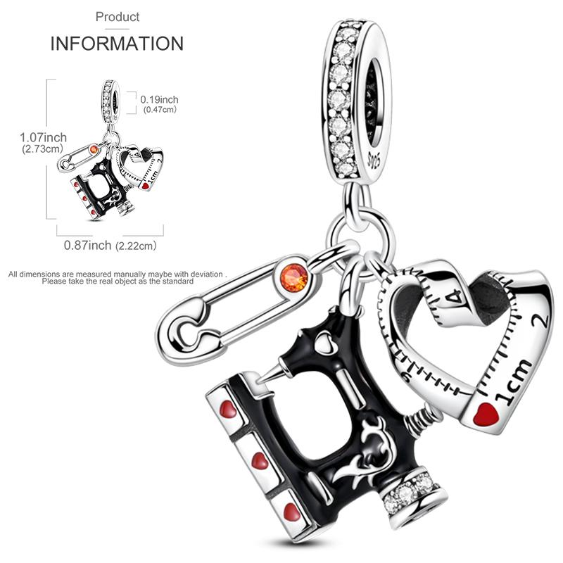 Elk Dinosaur Luminous Firefly Dangle Charm Flower Beads Sale Copper Fit Bangle Bracelet Diy Jewelry Charms