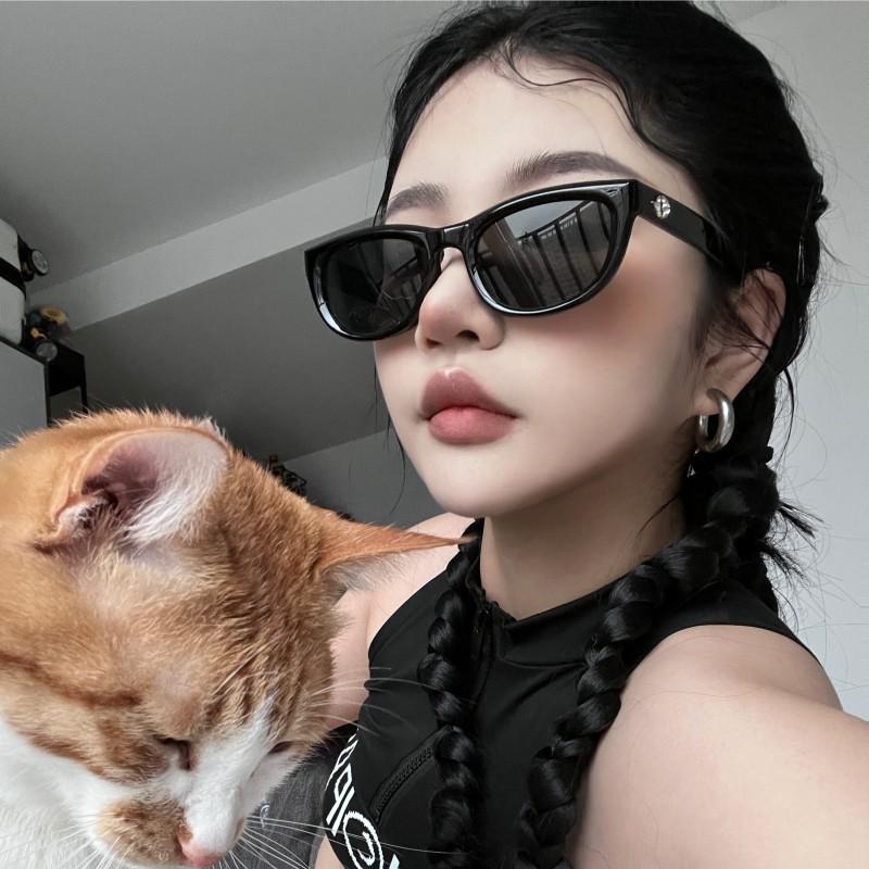 

Солнцезащитные очки в стиле ретро «кошачий глаз» Black Spice, женские, высокого класса, с маленьким лицом, с защитой от ультрафиолета, поляризованные, солнцезащитные очки Tide чёрный