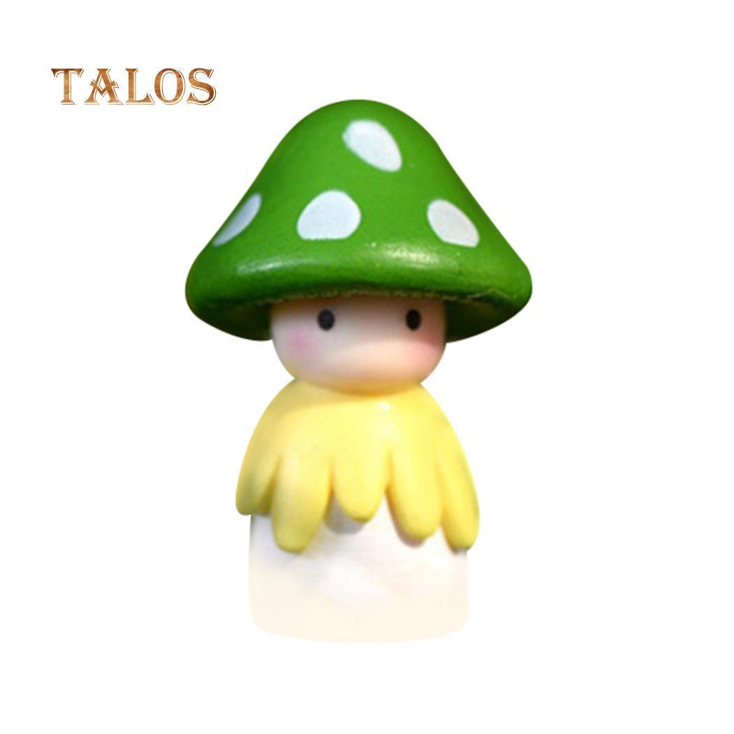 Прекрасная грибная кукла микропейзаж бонсай кукольный домик домашний сад балкон растение украшение зелёный