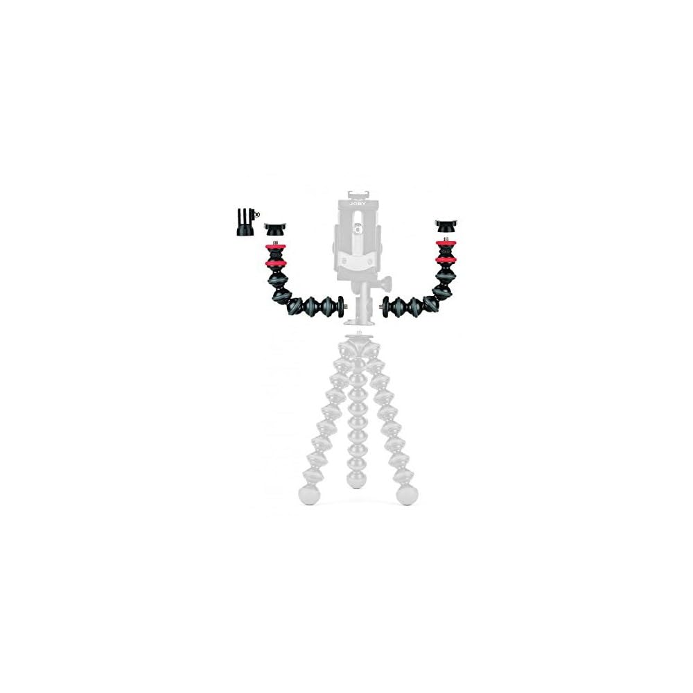 

JOBY Gorillapod Mini Tripod Accessory, Black Gorillapod Arm Kit with LED Light and Microphone, JB01532-0WW