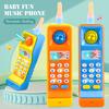 Mobile Phone Toys, Smart Phone Music Light Sound Pretend Play Baby Learning Smartphone Toy Gifts for Kids Not Include Battery