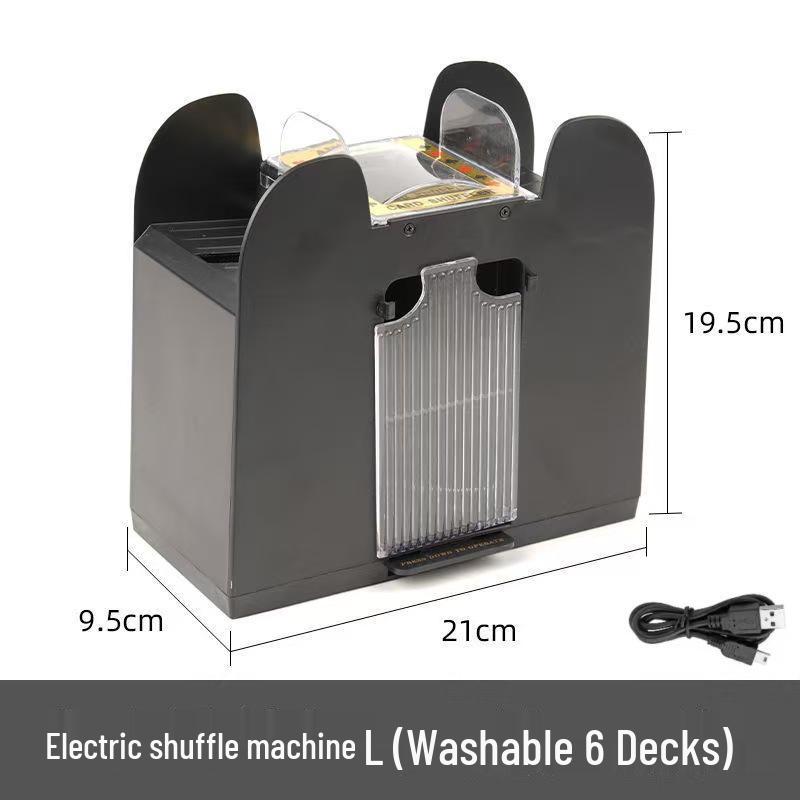 New Shuffler: Automatic 2-4 Deck Card Shuffler - Perfect for Three Kingdoms Tabletop Games