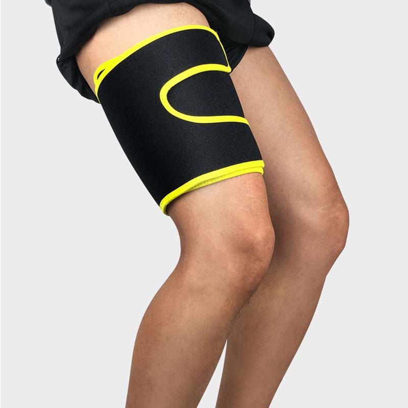 Tcare Adjustable Thigh Brace Support Quadriceps Thigh Wraps Unisex Breathable Non-Slip Compression Sleeve