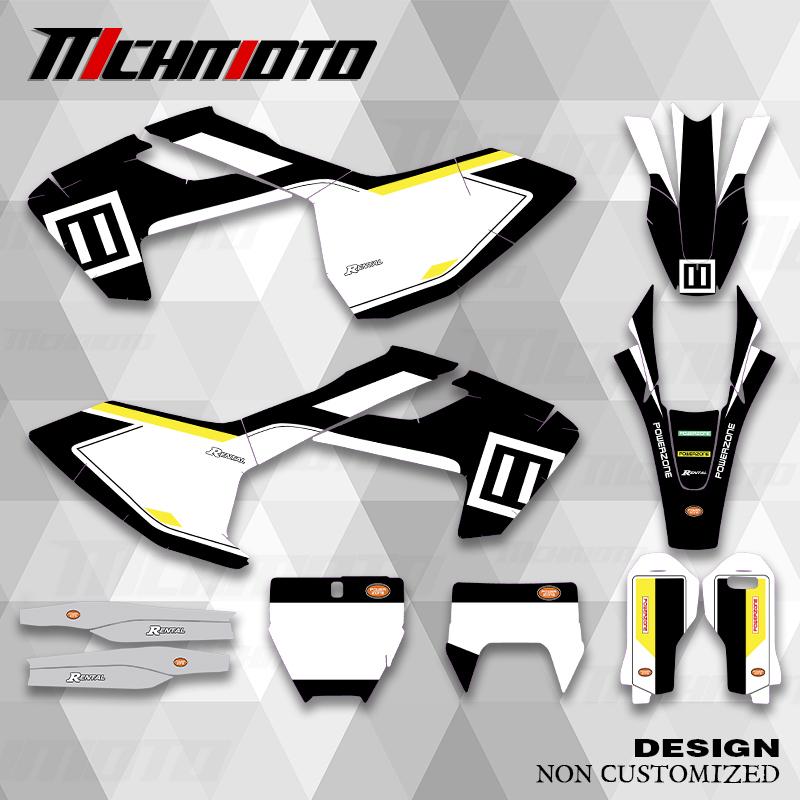 MCHMFG New Style Graphics Decals Stickers Kit For Husqvarna 2016 2017 2018 TC FC TX FX FS 2017 2018  TE FE 125 250 450