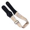 Guitar Strap Embroidery Widened Adjustable Shoulder Strap with Picks for Acoustic Electric Guitar