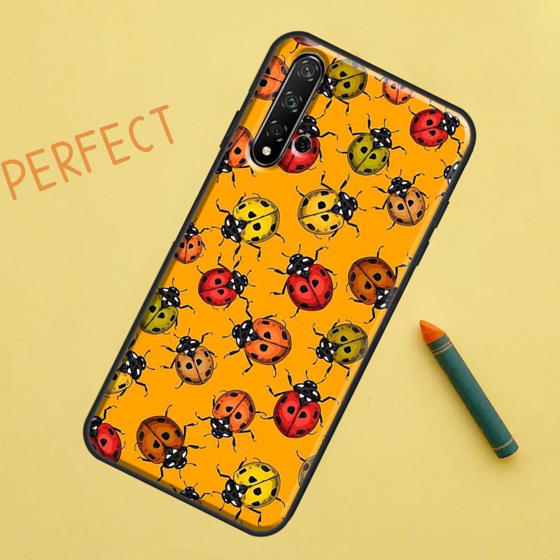 Ladybug Beetle Case For Huawei Nova 9 10 SE 11i 8i 7i 3i Nova 5T Y60 Y61 Y70 Y90 P20 P30 P40 Lite P60 Pro
