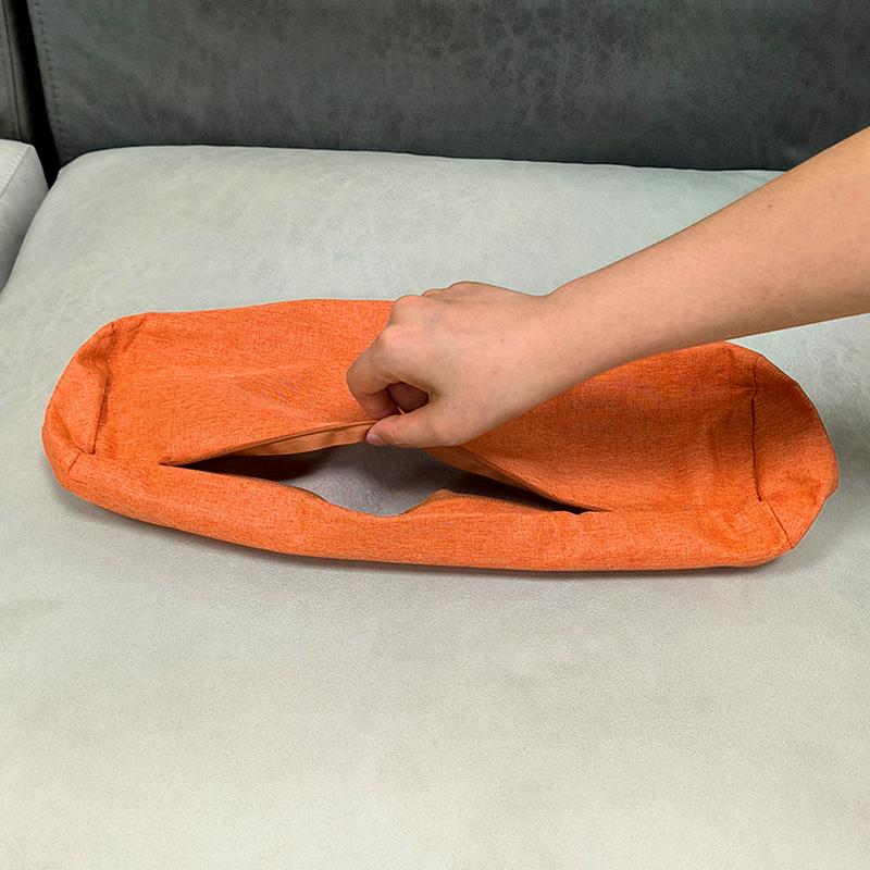 

1PC Cylindrical Washable Cylinder Covers Removable Pillow Cover for SPA Supplies Long Pillowcase Beauty Salon Solid Color 15*60cm