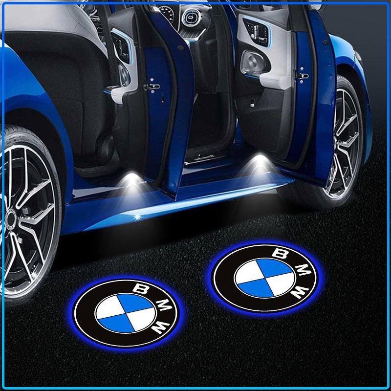 2pcs Laser Projector Ghost Shadow LED Car Door Welcome Light For BMW M Performance 1 3 5 7 Series M3 M4 M5 M6 X1 X3 X5 X6 X7 E30 E34 E36 E39 E46