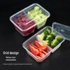 ZISIZ Disposable Microwaveable Compartment Bento Box