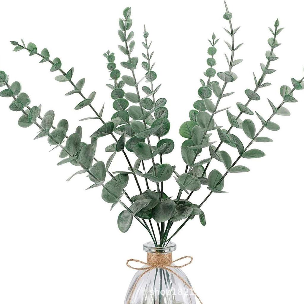 Fiori Artificiali Foglie di Eucalipto Stile Nordico Oggetti di Scena per Decorazioni Fresche