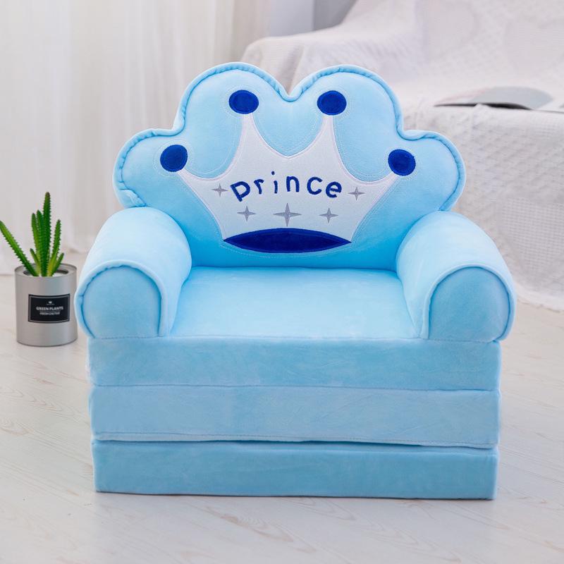 Foldable Cartoon Animal Plush Sofa Chair for Kids