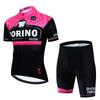 Mens Cycling Jersey Set Short Sleeve Breathable Quick-Dry Bike Riding Outfit Sportswear