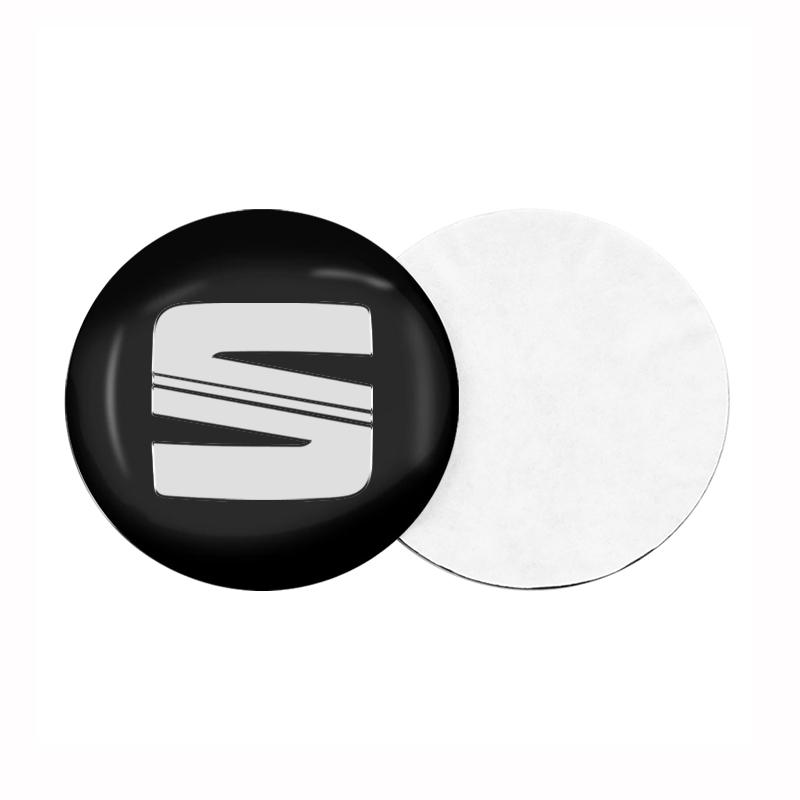 4Pcs 56MM Car Wheel Rims Center Hub Caps Emblem Sticker Car Accessories for Seat Cupra Leon 5f Ibiza 6l 6j Leon 1p Cushion Altea Xl Leon Decor