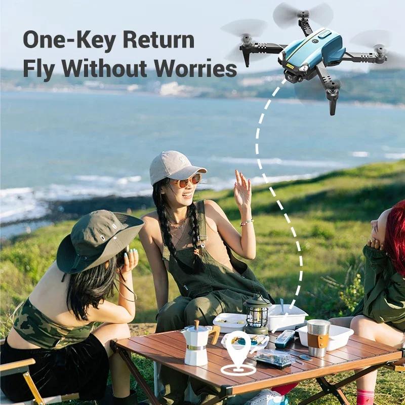 Jjrc H126 Rc 8K Drone Aerial Hd Camera One-Button Take-Off Landing Folding Drone Headless Mode Aircraft Kids Toy New Years Gift