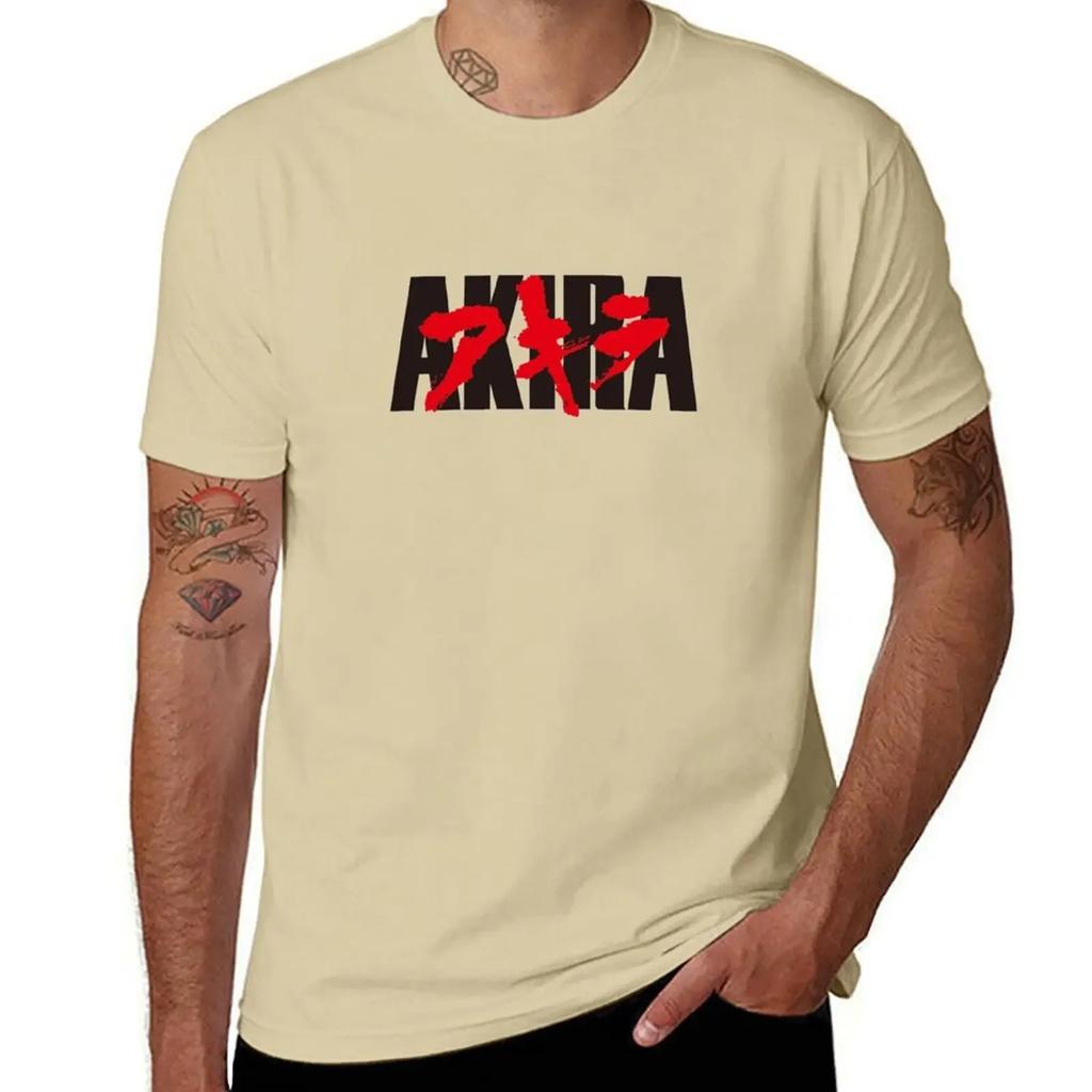 Logo akira T-Shirt graphic tee shirt vintage t shirts men clothing