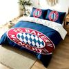 FC Bayern München 3-teiliges Bettwäsche-Set Einfaches Modernes Bettwäsche-Set Knitterfest Weicher Stoff Ganzjahresnutzung ein perfektes Geschenk