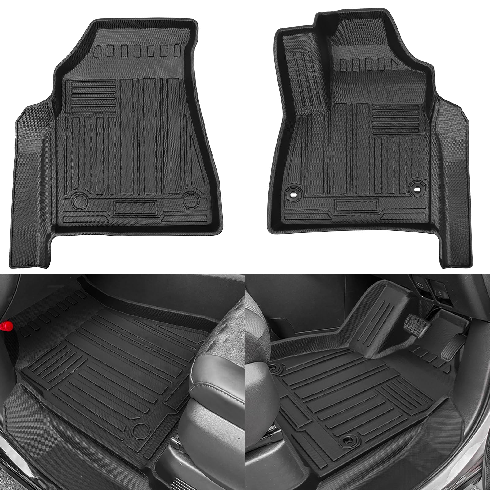 3D Коврики LXYZYN для Toyota Noah/Voxy 90 Серии (Январь 2022 - Настоящее время), Индивидуальный материал ТПЭ, Индивидуальный дизайн, Дезодорирующий/Антибактериальный, Водонепроницаемый