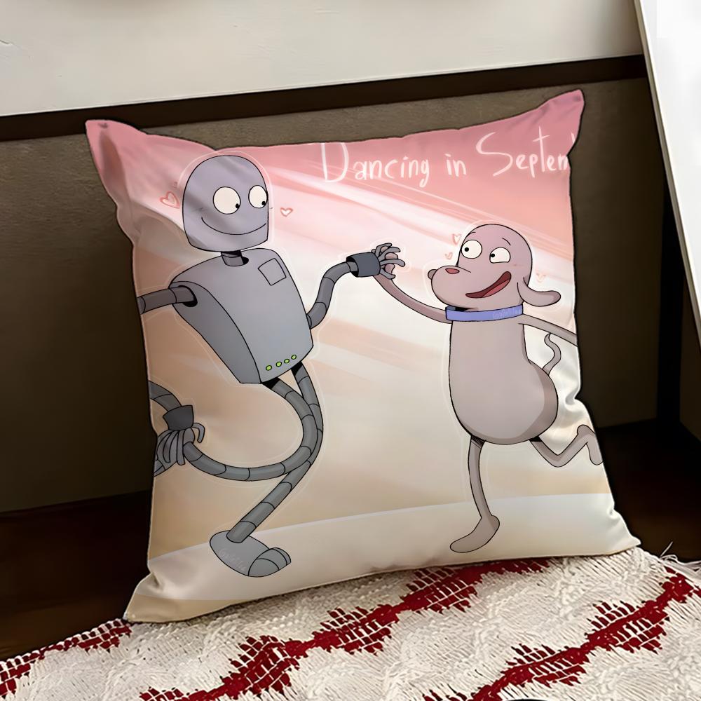 Anime RRobot DDreams Cushion Cover Reversible Soft Durable Pillow Cover Home  Car MultiScene Use for Daily Comfort