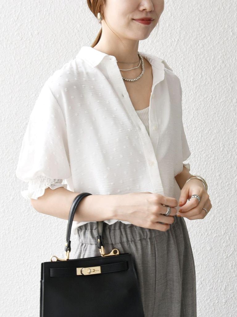 Ships Any Machine Washable Cut Dobby Jersey Puff Shirt 722040058 White One Size