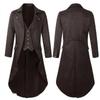 Gothic Medieval Steampunk Coat Trench Vampire Magician Men's Steampunk Halloween