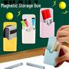 Multifunctional Mini Magnetic Whiteboard and Chalk Holder