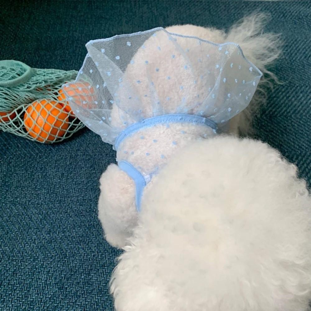 Soft Tulle Pet Princess Dress Breathable Mesh Cat Vest Dress Cute Cat Clothing Dogs Cats