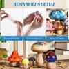 Mushroom Silicone Mold for Epoxy Resin Casting Home Decors Scented Candle DIY Soap Making Mould 3D Mushroom Resin Molds