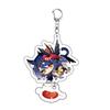 Game Keychains Acrylic Figure School Bag Keychian Holder Key Ring For Children Girl Men Accessories